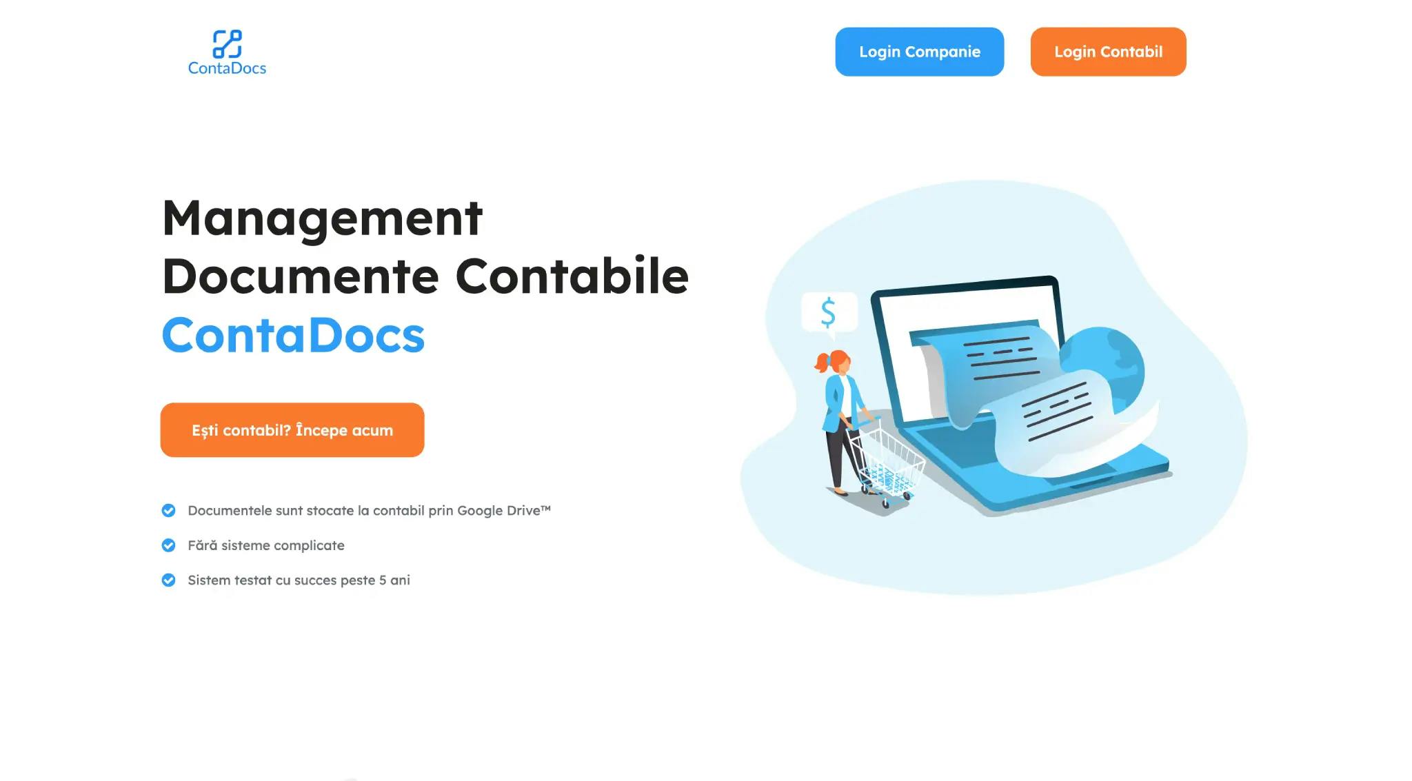 ContaDocs - Platformă de gestiune a documentelor contabile